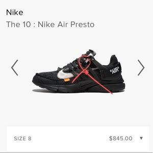 Nike Air Presto Off White